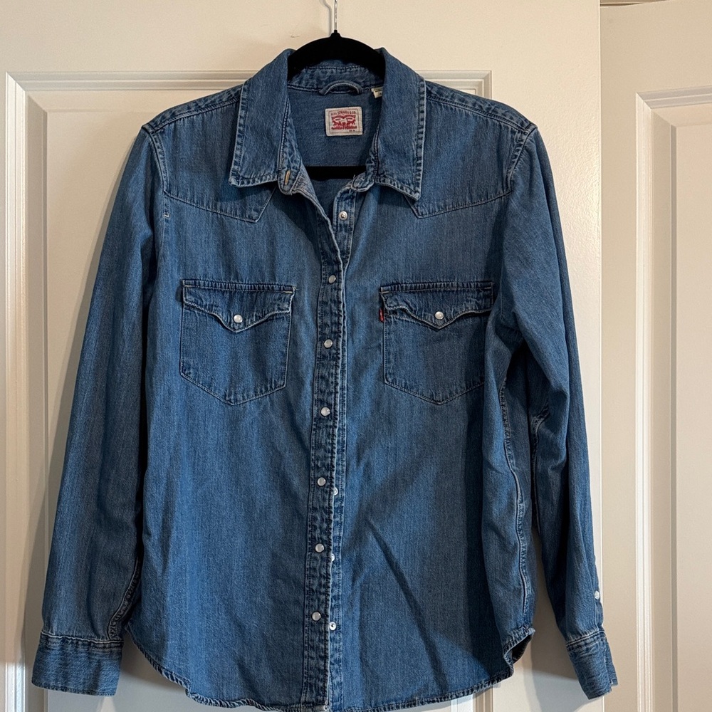 Levi's Classic Blue Button-Up Shirt